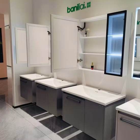 ステンレス鋼の衛生陶器家庭用家具バスルーム化粧台キャビネット (by